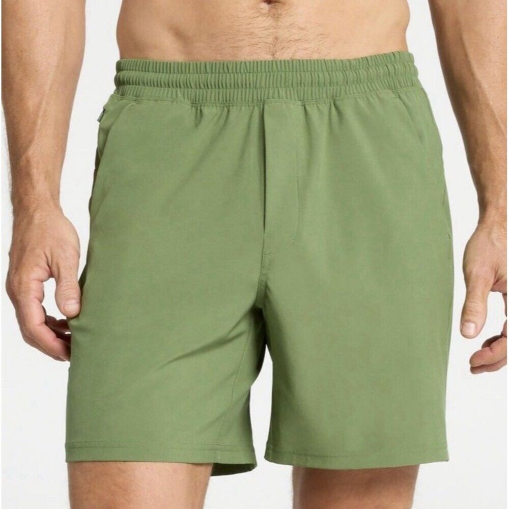 VRST 7 Inch All-In Unlined Green Pulse Shine Quick Dry Shorts Men’s XL UPF 50+